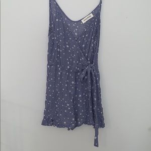 Star Print Lavender Romper